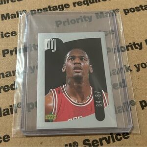 Michael Jordan ‘98 UD Sticker Card No. 11